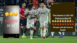 Các ngôi sao bóng đá kịch liệt chỉ trích Bonucci vì không bảo vệ đồng đội Moise Kean