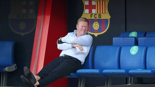 Koeman chưa được công nhận là HLV của Barcelona