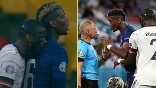 Rudiger cắn Pogba ở trận Đức thua Pháp