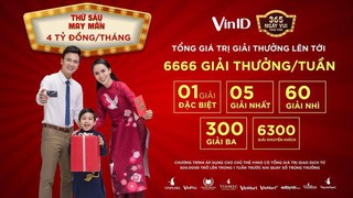 100 TỶ ĐỒNG TRI ÂN CHỦ THẺ VINID TRONG '365 NGÀY VUI'