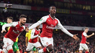 Video clip highlights bàn thắng trận Arsenal 2-1 Norwich