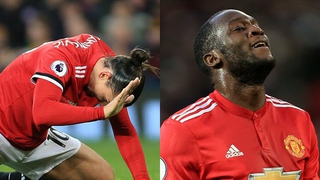 Ibrahimovic và Lukaku đá cùng nhau là thảm họa với M.U