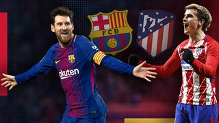 Giải vô địch Tây Ban Nha vòng 13: Soán ngôi ở đại chiến Atletico - Barca