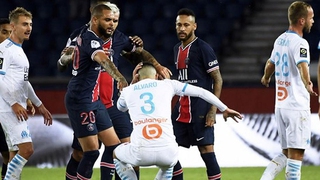 VIDEO Cận cảnh Neymar đấm lén cầu thủ Marseille và bị đuổi khỏi sân