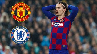 Chuyển nhượng Barcelona: Griezmann không trở lại Atletico, có thể tới MU hoặc Chelsea