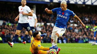 Everton 0-0 Tottenham: Conte tái xuất Ngoại hạng Anh nhạt nhòa