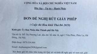 Hoa khôi Thủ đô vừa khởi động đã lại 'lùm xùm'?