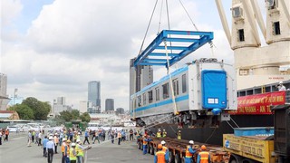 Đoàn tàu đầu tiên của tuyến metro Bến Thành – Suối Tiên về tới TP.HCM