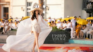 Hoa hậu Đỗ Mỹ Linh, Lương Thùy Linh, Đỗ Hà catwalk 'bên ánh mặt trời'