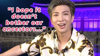 RM BTS hào hứng kể về lần đầu tham quan Cung điện Gyeongbokgung dưới ánh trăng