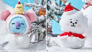 Ngắm bộ sưu tập búp bê BT21 'đẹp xỉu' phiên bản Giáng sinh về BTS