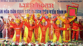 Liên hoan Văn hóa dân gian các di tích tiêu biểu tỉnh Hà Nam lần thứ 7