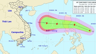 Tin mới nhất về áp thấp nhiệt đới sẽ mạnh lên thành bão đổ bộ miền Trung