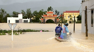 Mưa lớn ở miền Trung, từ Nghệ An đến Quảng Nam nguy cơ lũ quét sạt lở đất rất cao