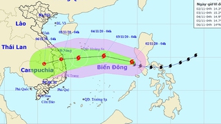 Tin bão khẩn cấp cơn bão số 10 trên Biển Đông
