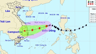 Bão số 10 giật cấp 10 đổ bộ đất liền các tỉnh từ Quảng Ngãi đến Khánh Hòa