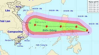 Tin bão mới nhất cơn bão Vamco gần Biển Đông