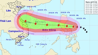 Bão số 13 ảnh hưởng trực tiếp đến miền Trung từ ngày 14 -15/11