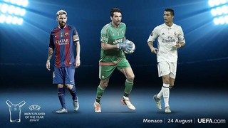 Messi hay Ronaldo sẽ lập hat-trick Cầu thủ hay nhất năm của UEFA?