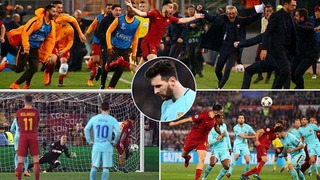 Video bàn thắng AS Roma 3-0 Barcelona