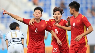 Vũ Tiến Long và 'siêu phẩm' để đời vào lưới U23 Hàn Quốc