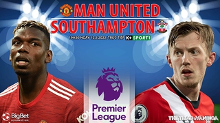 Soi kèo nhà cái MU vs Southampton. K+, K+ Sports 1 trực tiếp bóng đá Ngoại hạng Anh (19h30, 12/2)