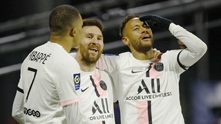 Clermont 1-6 PSG: Neymar và Mbappe lập hat-trick ghi bàn, Messi có hat-trick kiến tạo