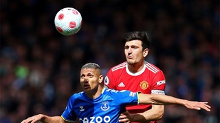 Everton 1-0 MU: Maguire lại vô tình khiến MU mất điểm