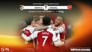 Soi kèo Benfica vs Arsenal. Lượt đi vòng 1/16 Europa League