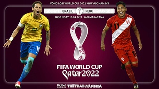 Soi kèo nhà cái Brazil vs Peru và nhận định bóng đá vòng loại World Cup (7h30, 10/9)