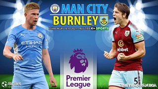 Soi kèo nhà cái Man City vs Burnley. Nhận định, dự đoán bóng đá Ngoại hạng Anh (21h00, 16/10)