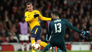 Video clip highlights bàn thắng Atletico Madrid 1-1 Arsenal (luân lưu 3-1)