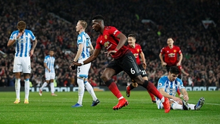 M.U 3-1 Huddersfield: Paul Pogba tỏa sáng, HLV Ole Solskjaer ra mắt hoàn hảo trên Old Trafford