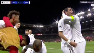 M.U 0-2 PSG: Di Maria ăn mừng quá khích, văng tục thẳng mặt CĐV M.U