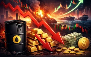 Giá dầu và vàng giảm mạnh, chứng khoán Mỹ lập kỷ lục giữa kỳ vọng hạ nhiệt căng thẳng Trung Đông