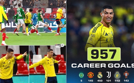 Ronaldo ghi bàn thắng kỳ lạ, Al Nassr lần đầu tiên mất điểm ở mùa giải này