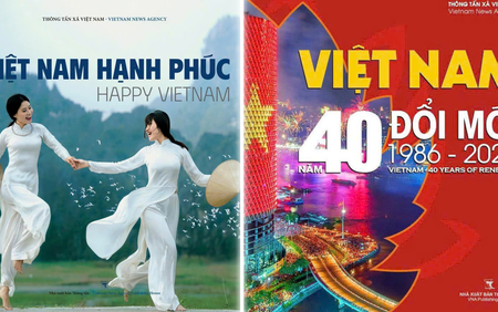 Nhà xuất bản Thông tấn ra mắt bộ 3 sách ảnh chào mừng Đại hội XIV của Đảng