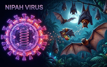 Vi rút Nipah: Hiểm họa tiềm ẩn với tỷ lệ tử vong 75% và khuyến cáo khẩn từ Bộ Y tế