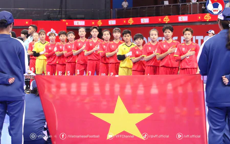 Futsal nữ Việt Nam đấu New Zealand để chuẩn bị cho sân chơi châu Á