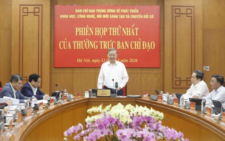 Tổng Bí thư chủ trì phiên họp thứ nhất Thường trực Ban chỉ đạo về phát triển KHCN, đổi mới sáng tạo và chuyển đổi số