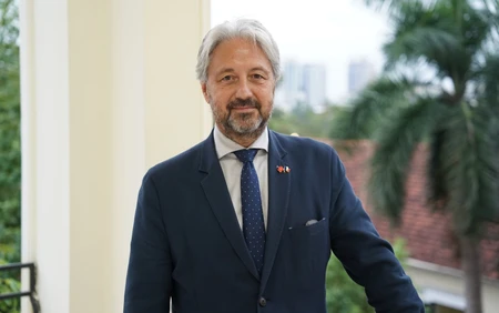 Giám đốc Viện Pháp tại Việt Nam, ông Eric Soulier: "Pháp muốn lan tỏa các tài năng sáng tạo tại Việt Nam"