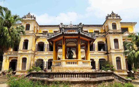 Cung An Định, cố đô Huế: dấu ấn kết hợp phong cách kiến trúc Đông Tây