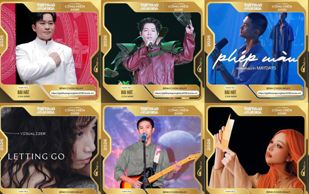 Top 10 đề cử Giải Âm nhạc Cống hiến 2026