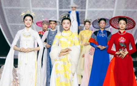 NTK Vũ Thảo Giang với "bản giao hưởng" từ sợi tơ Việt Nam