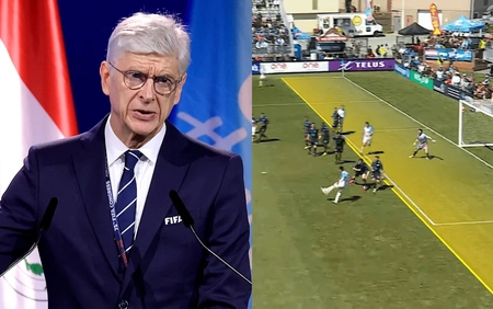 Luật việt vị mới của Arsene Wenger lần đầu tiên công nhận bàn thắng