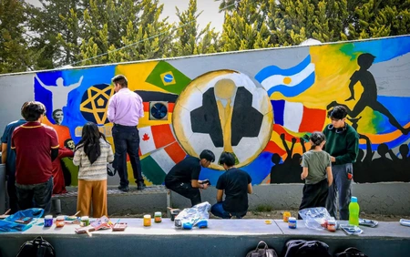 World Cup 2026: Hàng nghìn bức tranh tường lan tỏa thông điệp đoàn kết