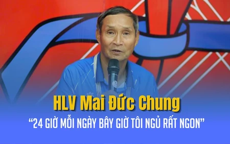 HLV Mai Đức Chung: "24 giờ mỗi ngày bây giờ tôi ngủ rất ngon'