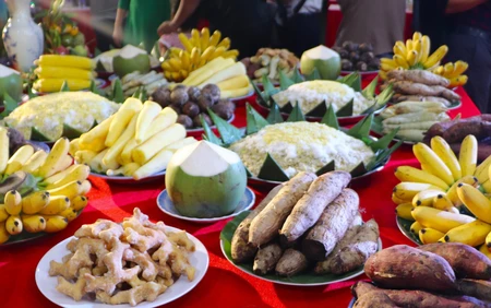 Cốm dẹp - "Hạt ngọc trời" thắt chặt tình phum sóc