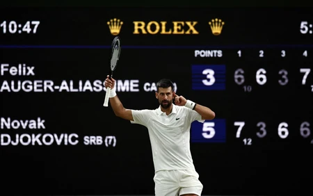 Kết quả Wimbledon 2026 hôm nay ngày 8/7: Djokovic vào bán kết sau 5 set đấu nhọc nhằn