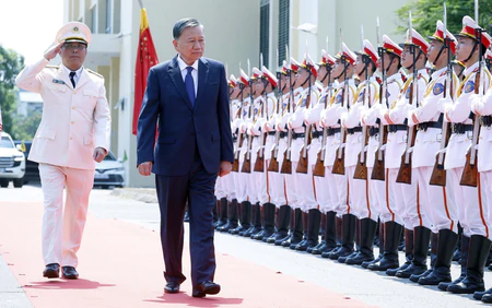 Tổng Bí thư, Chủ tịch nước Tô Lâm thăm Học viện Kỹ thuật và Công nghệ an ninh